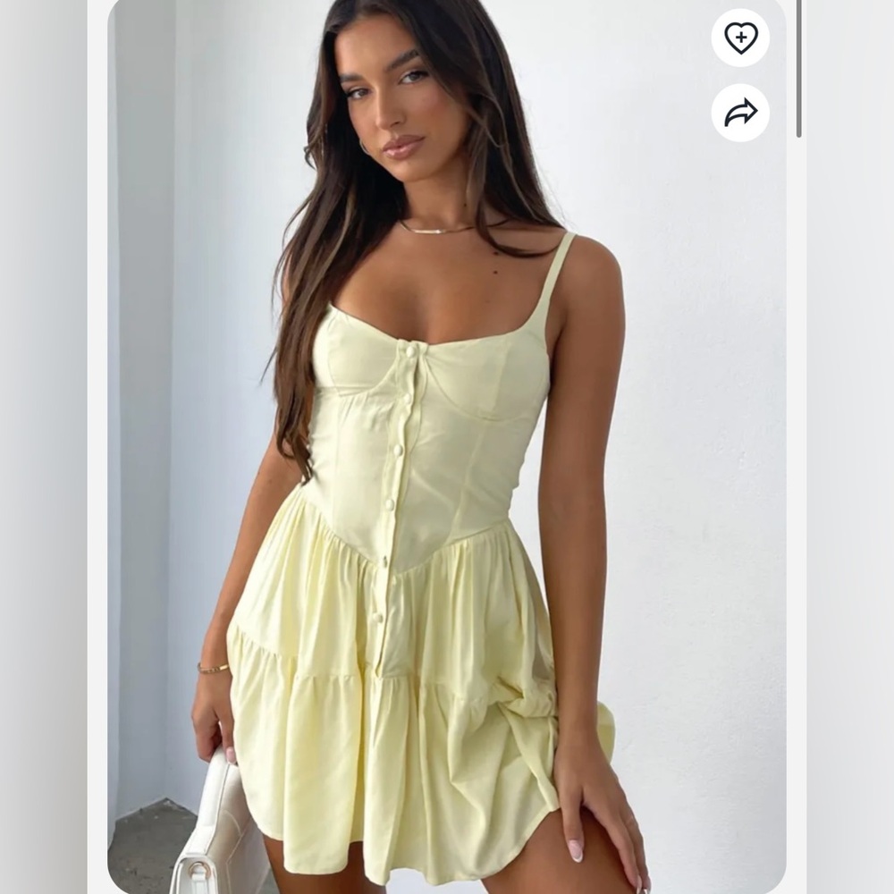 NWT Never Been Hurt Mini Dress- White Fox